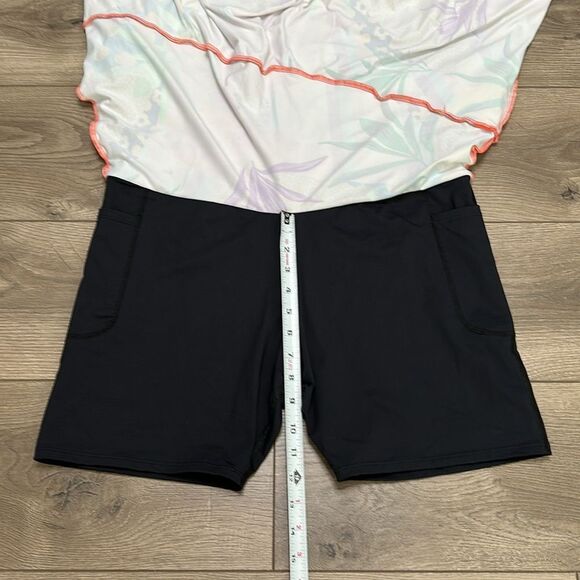 Dona Jo Glide Skort High Rise Multicolor Layered Tennis Golf Skirt‎ Size XL - Picture 7 of 11